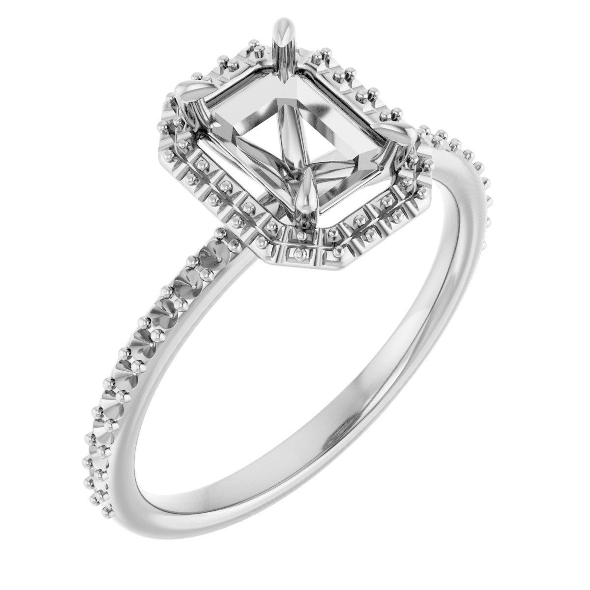 Halo-Style Engagement Ring