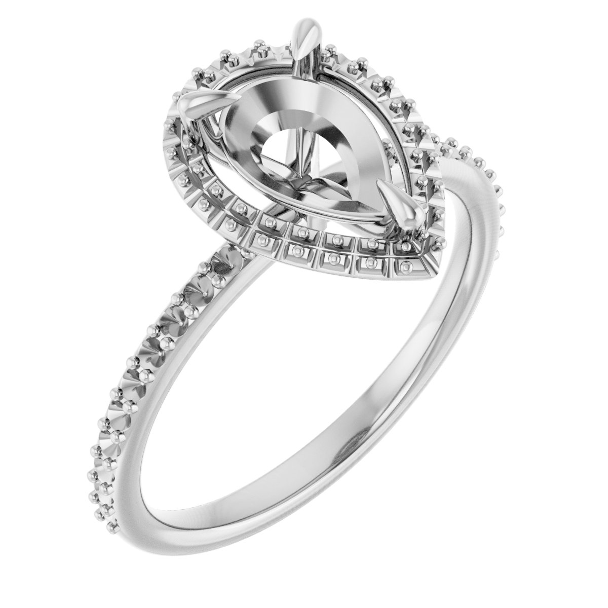 Halo-Style Engagement Ring