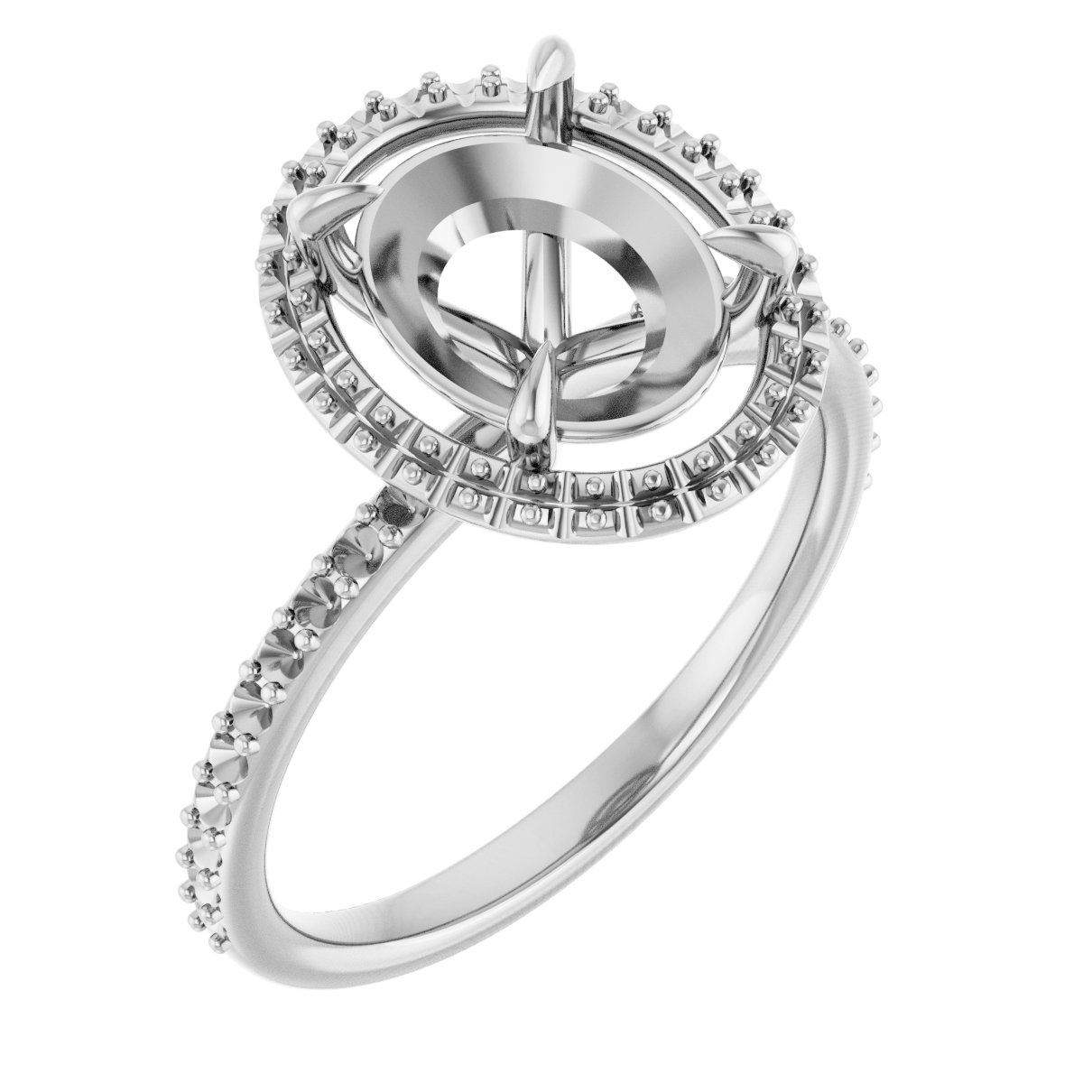 Halo-Style Engagement Ring