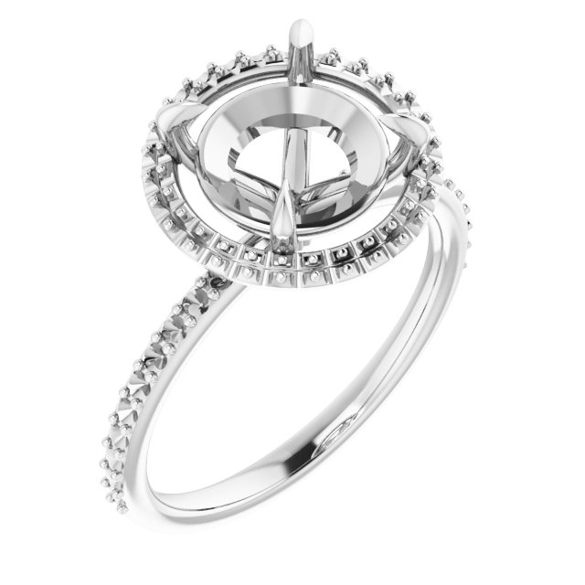 Halo-Style Engagement Ring