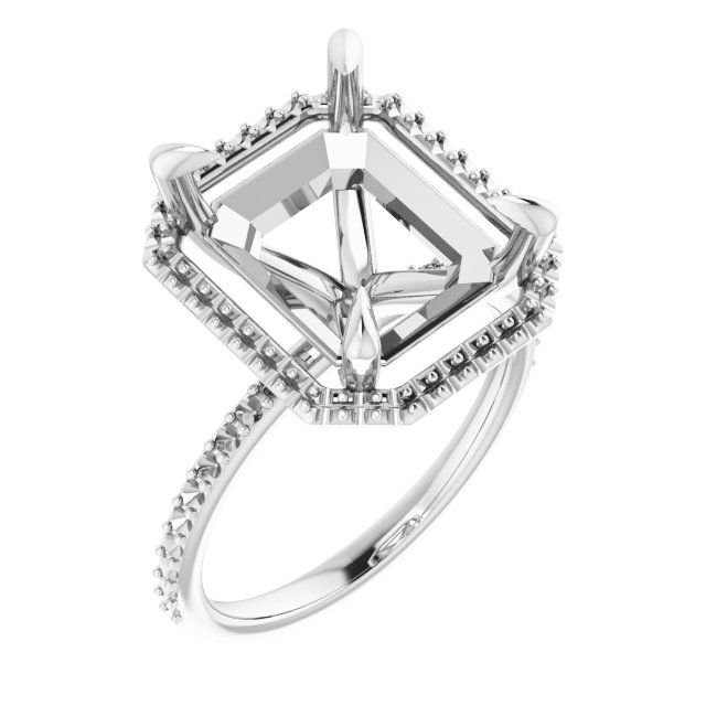 Halo-Style Engagement Ring