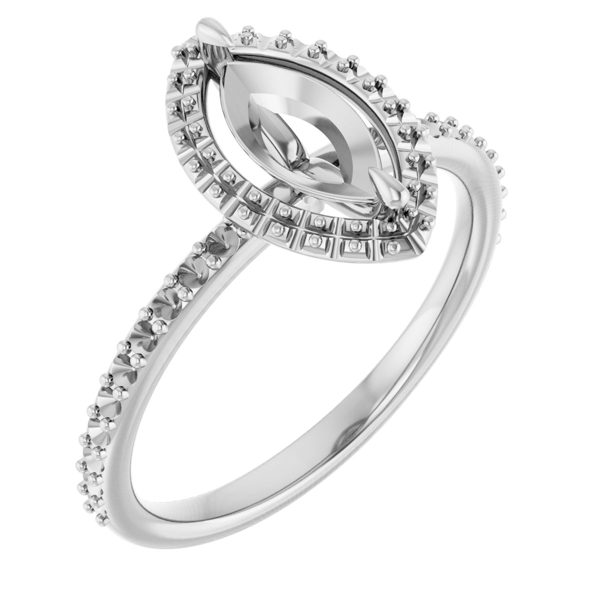 Halo-Style Engagement Ring