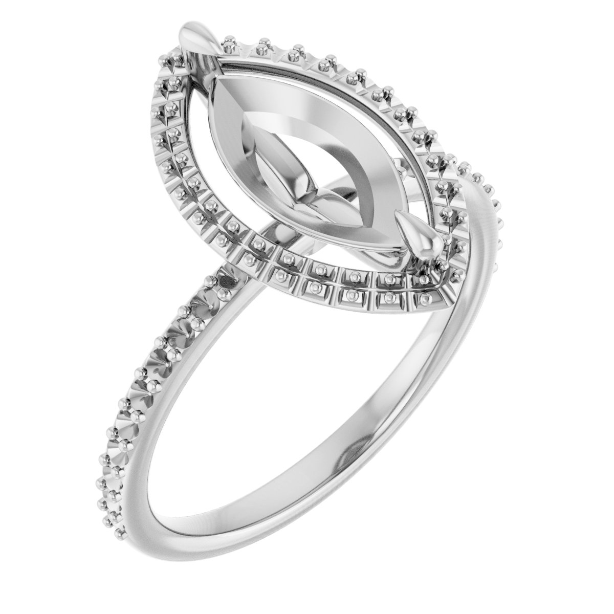 Halo-Style Engagement Ring