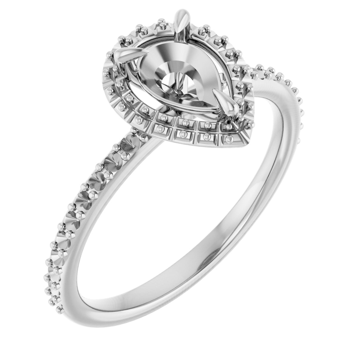 Halo-Style Engagement Ring