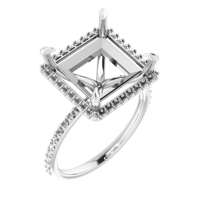 Halo-Style Engagement Ring