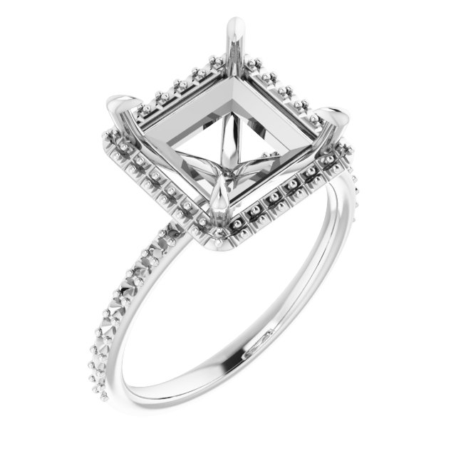 Halo-Style Engagement Ring