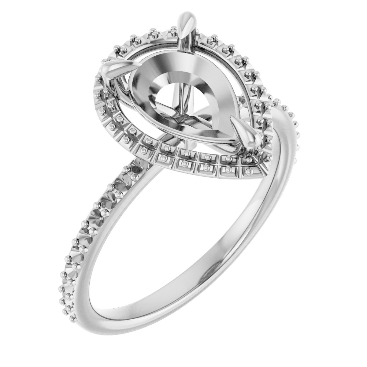 Halo-Style Engagement Ring