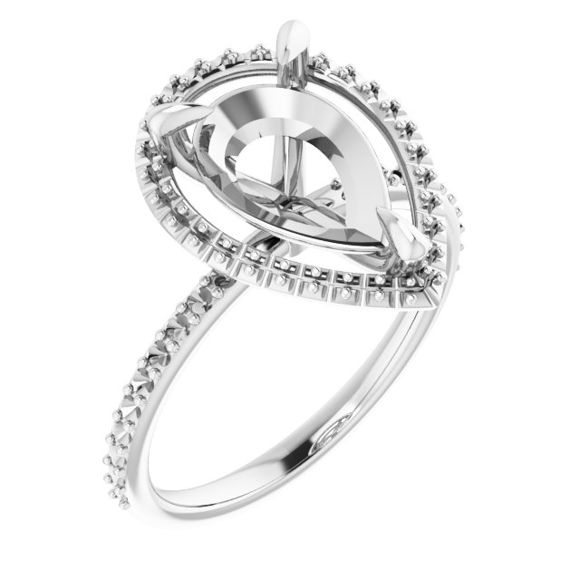 Halo-Style Engagement Ring