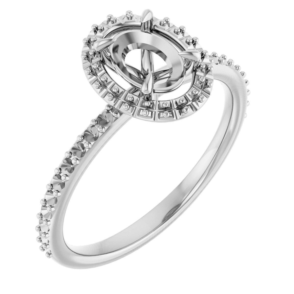 Halo-Style Engagement Ring