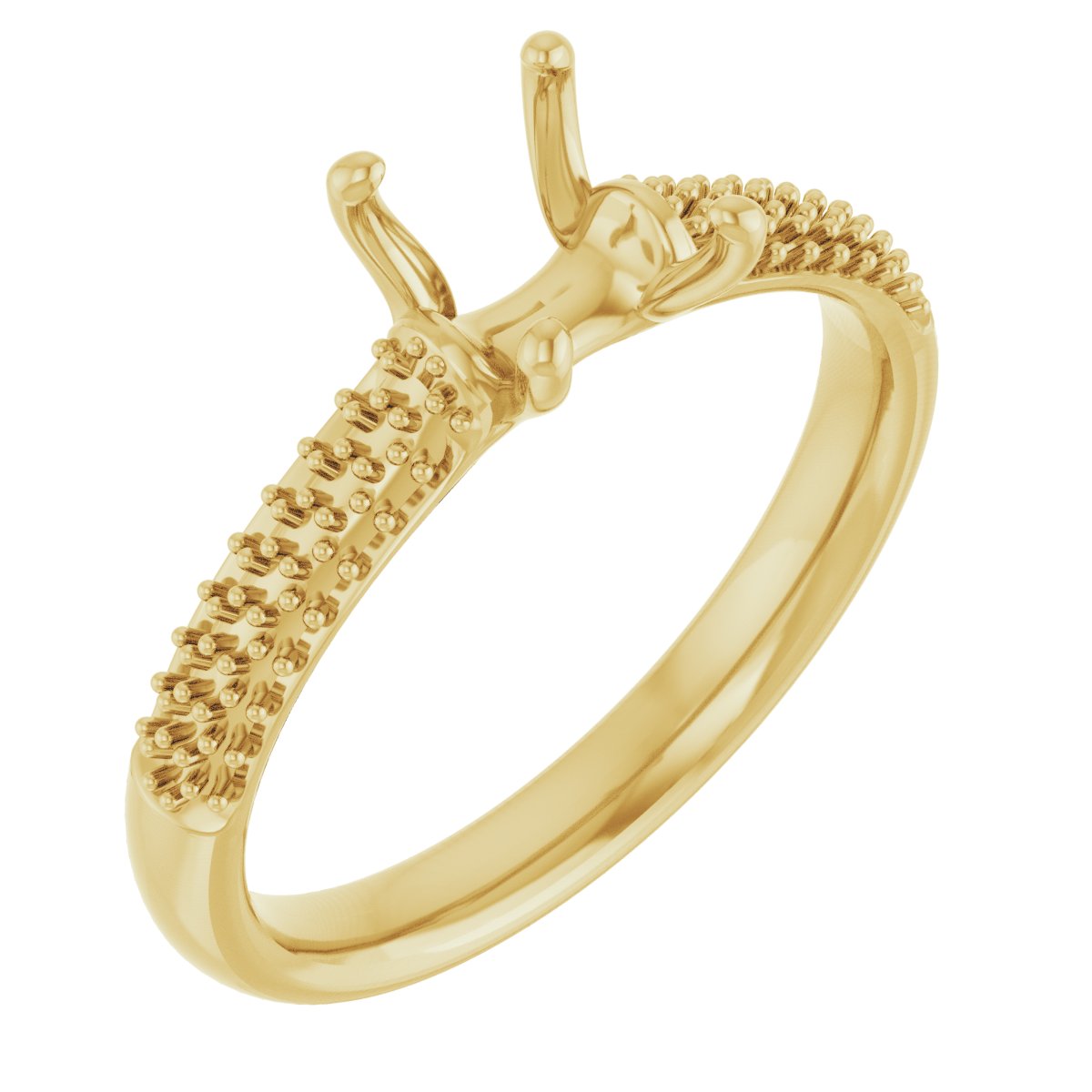 Pavé-Style Accented Engagement Ring