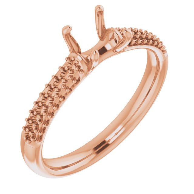 Pavé-Style Accented Engagement Ring