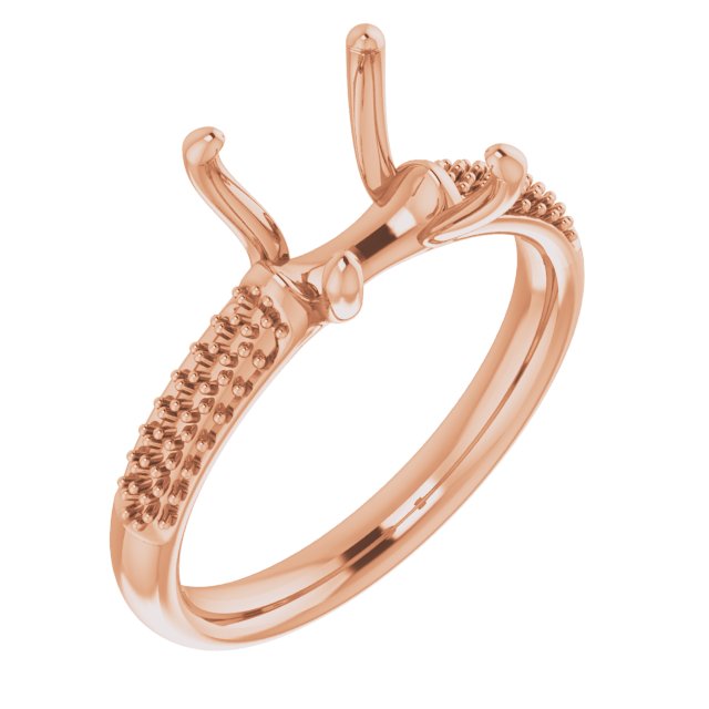 Pavé-Style Accented Engagement Ring
