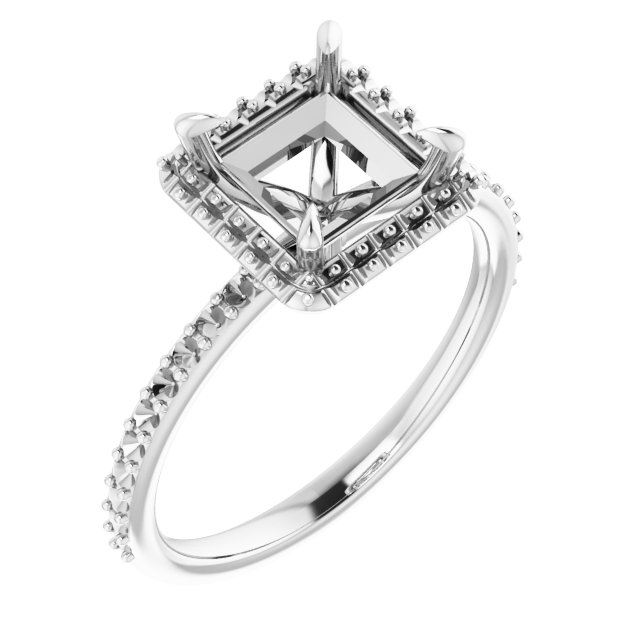 Halo-Style Engagement Ring