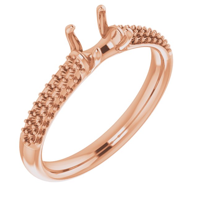 Pavé-Style Accented Engagement Ring