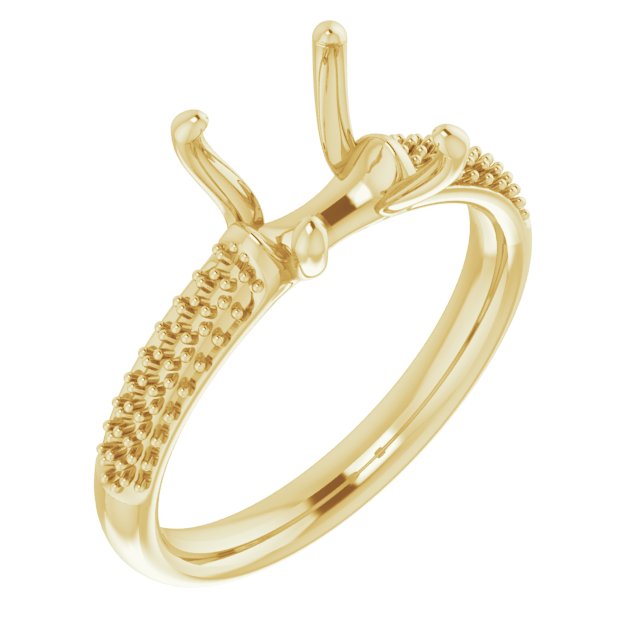 Pavé-Style Accented Engagement Ring