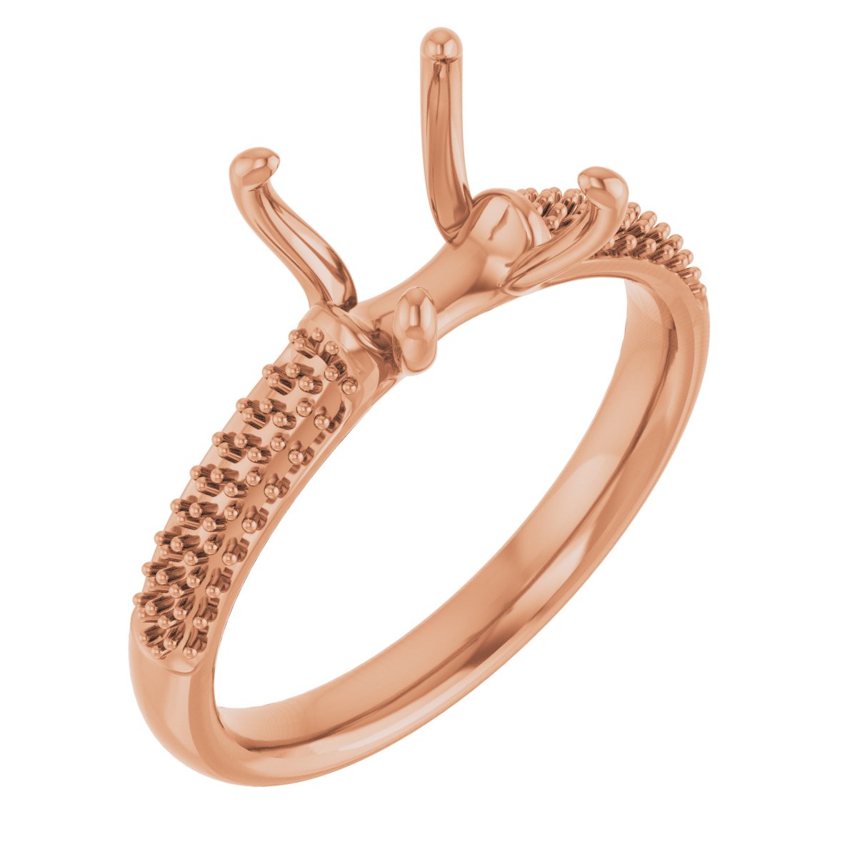 Pavé-Style Accented Engagement Ring