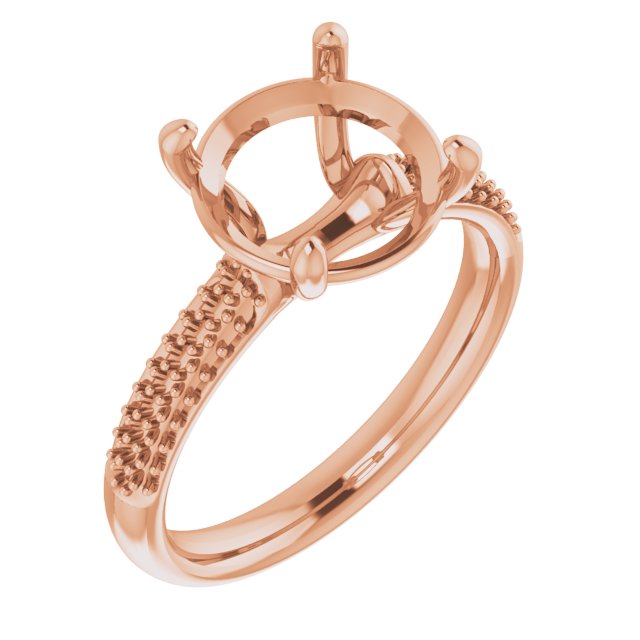 Pavé-Style Accented Engagement Ring