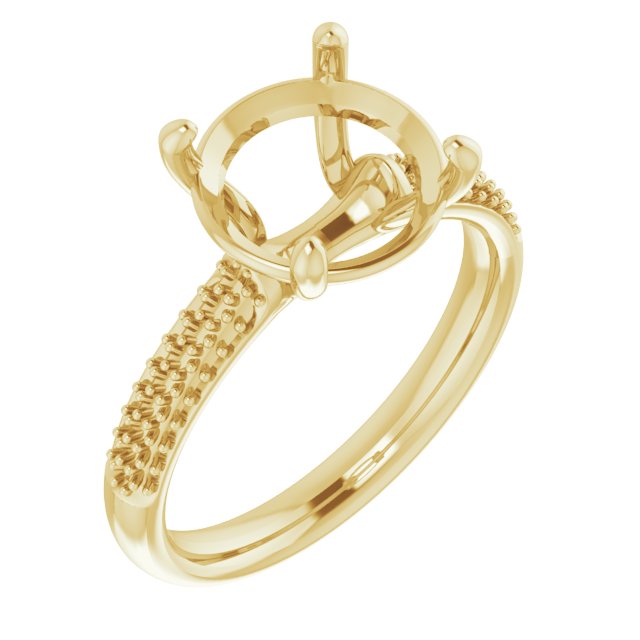 Pavé-Style Accented Engagement Ring