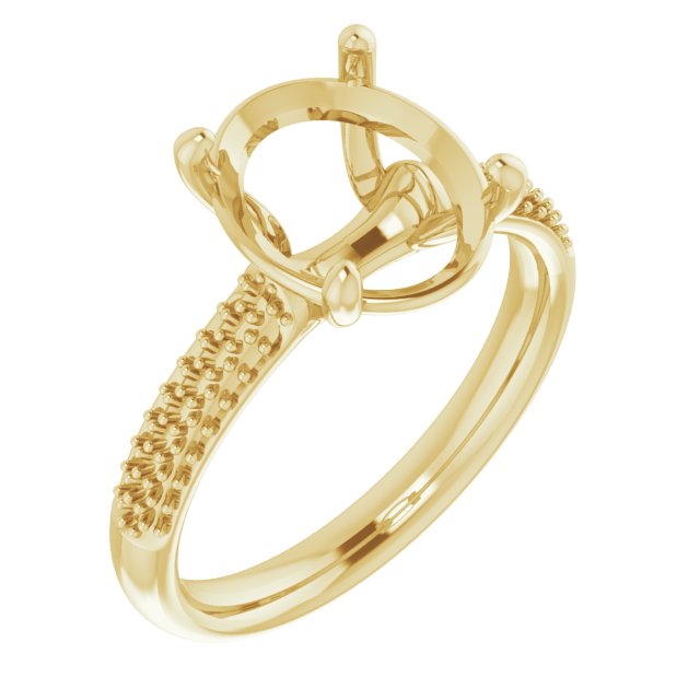 Pavé-Style Accented Engagement Ring