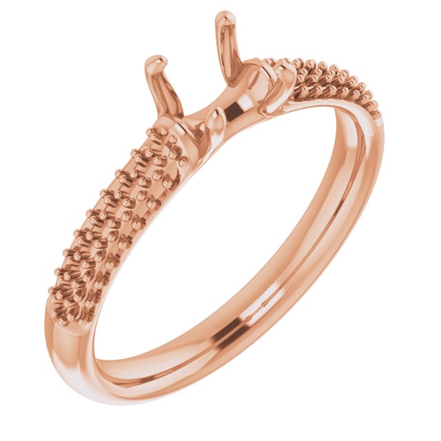 Pavé-Style Accented Engagement Ring