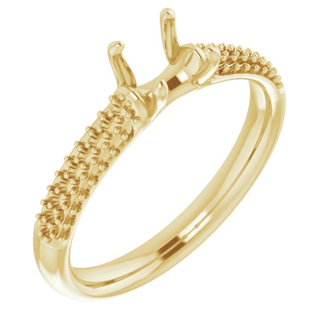 Pavé-Style Accented Engagement Ring