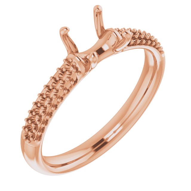 Pavé-Style Accented Engagement Ring
