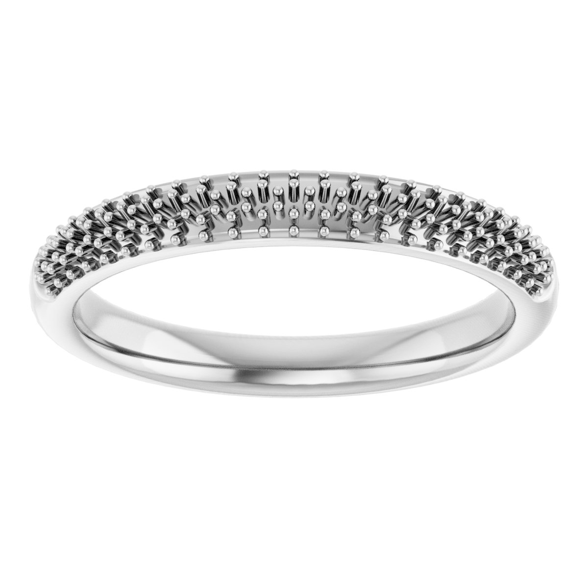 14K White 1/4 CTW Diamond Band