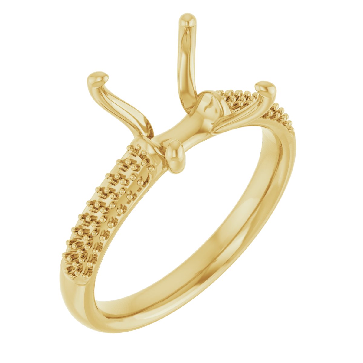 Pavé-Style Accented Engagement Ring