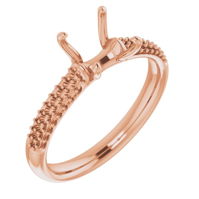 Pavé-Style Accented Engagement Ring
