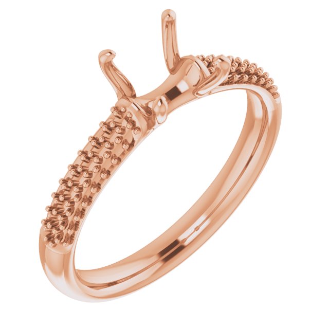 Pavé-Style Accented Engagement Ring