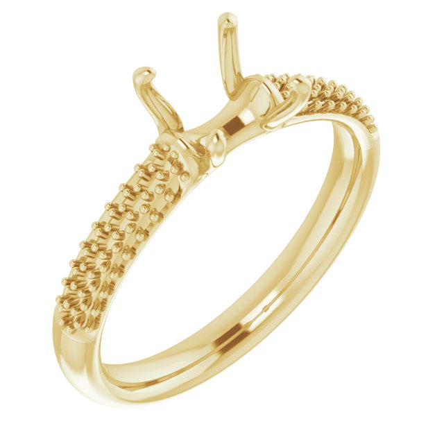 Pavé-Style Accented Engagement Ring