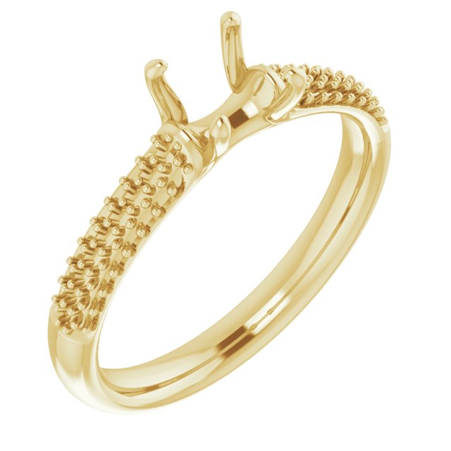 Pavé-Style Accented Engagement Ring