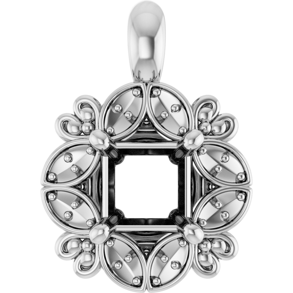 Halo-Style Pendant