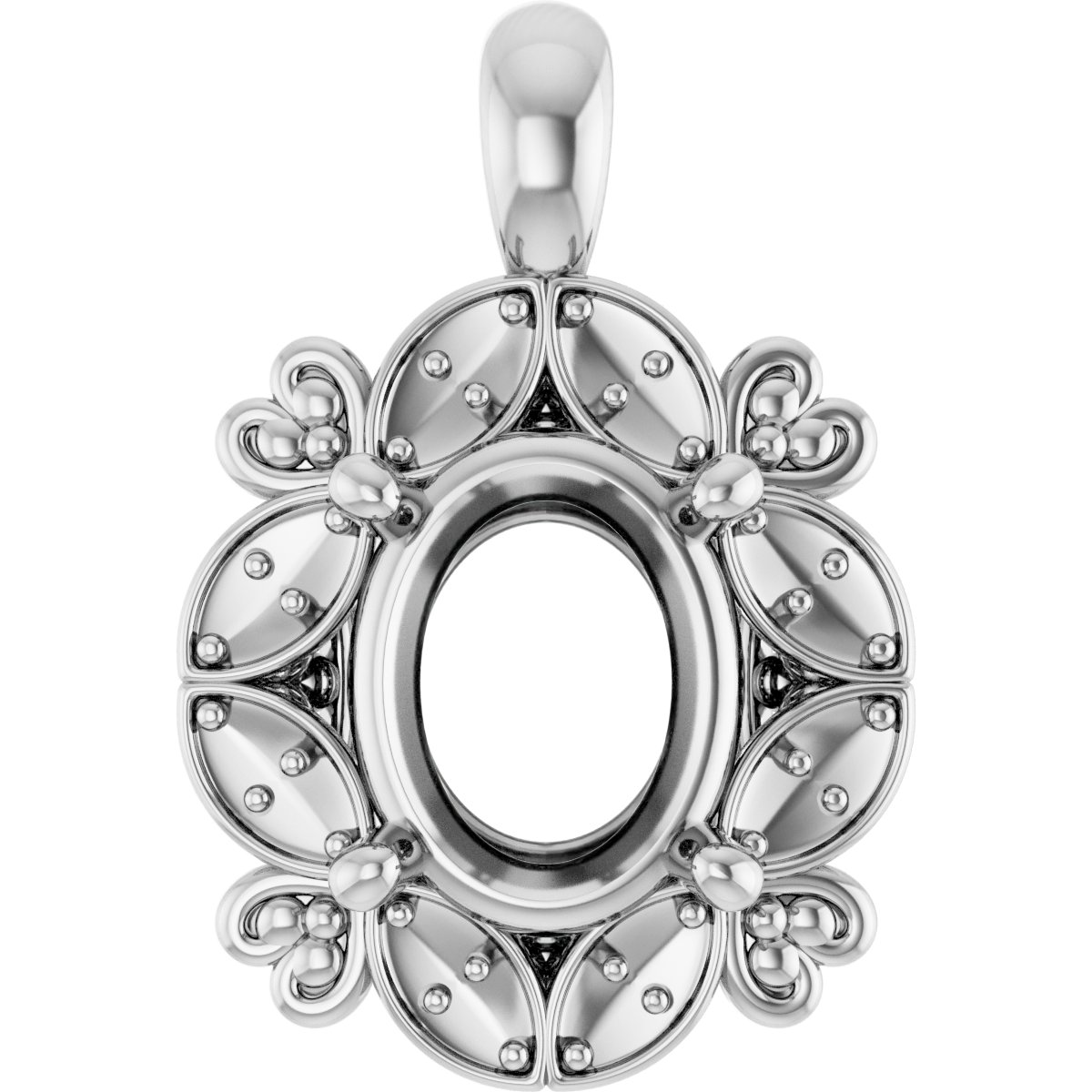 Halo-Style Pendant