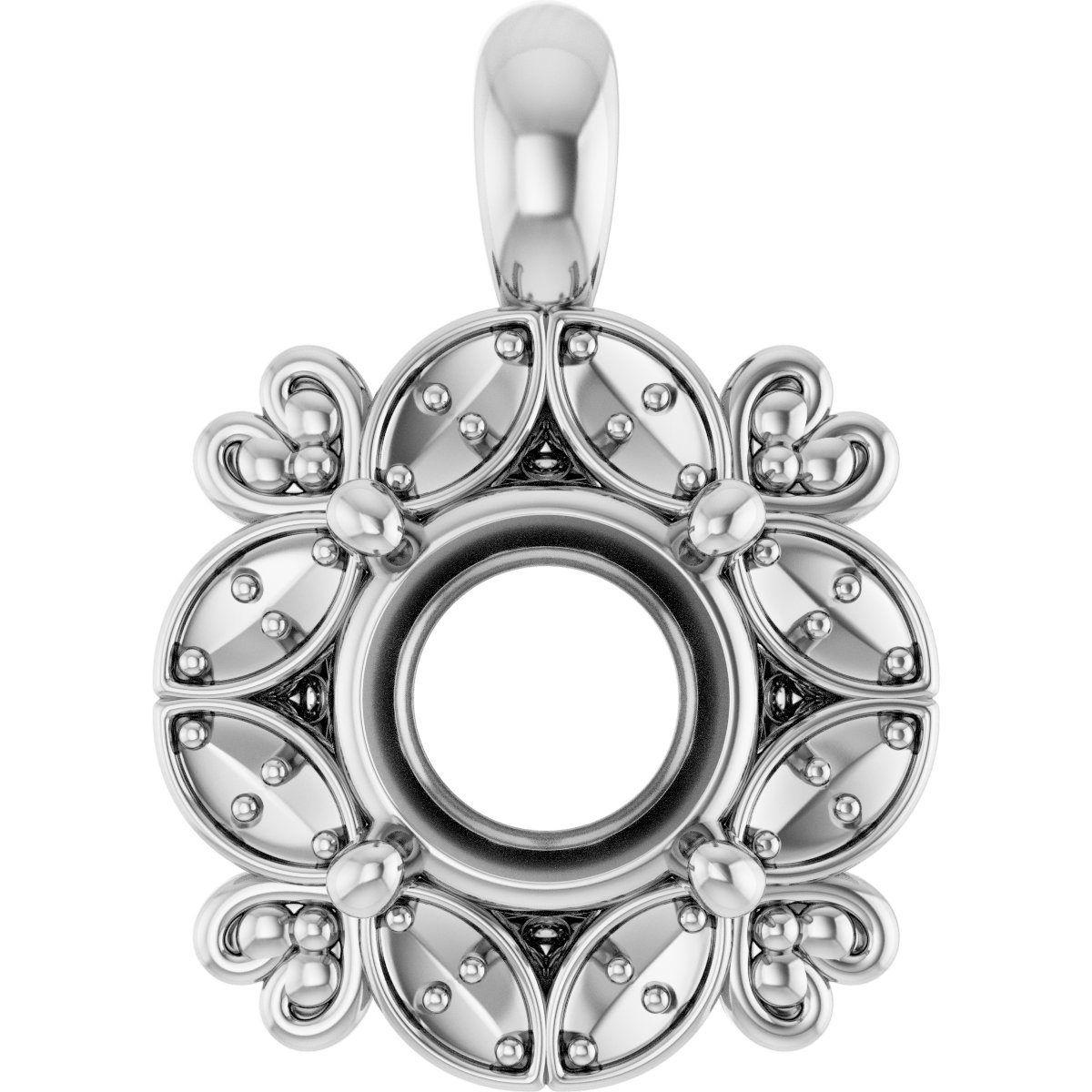 Halo-Style Pendant
