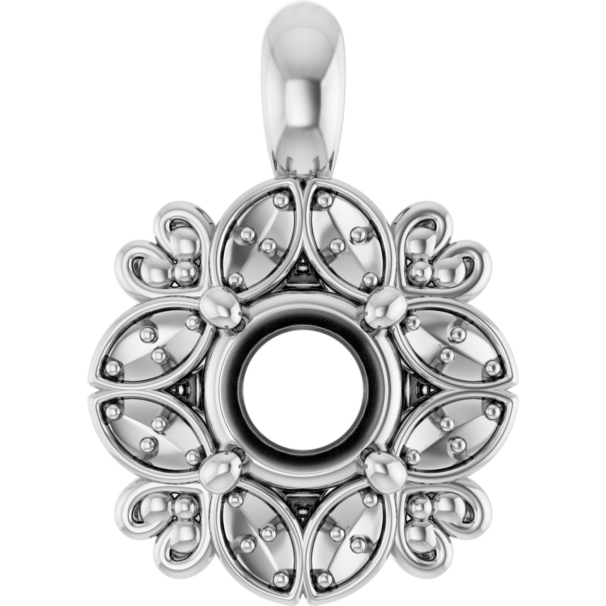 Halo-Style Pendant