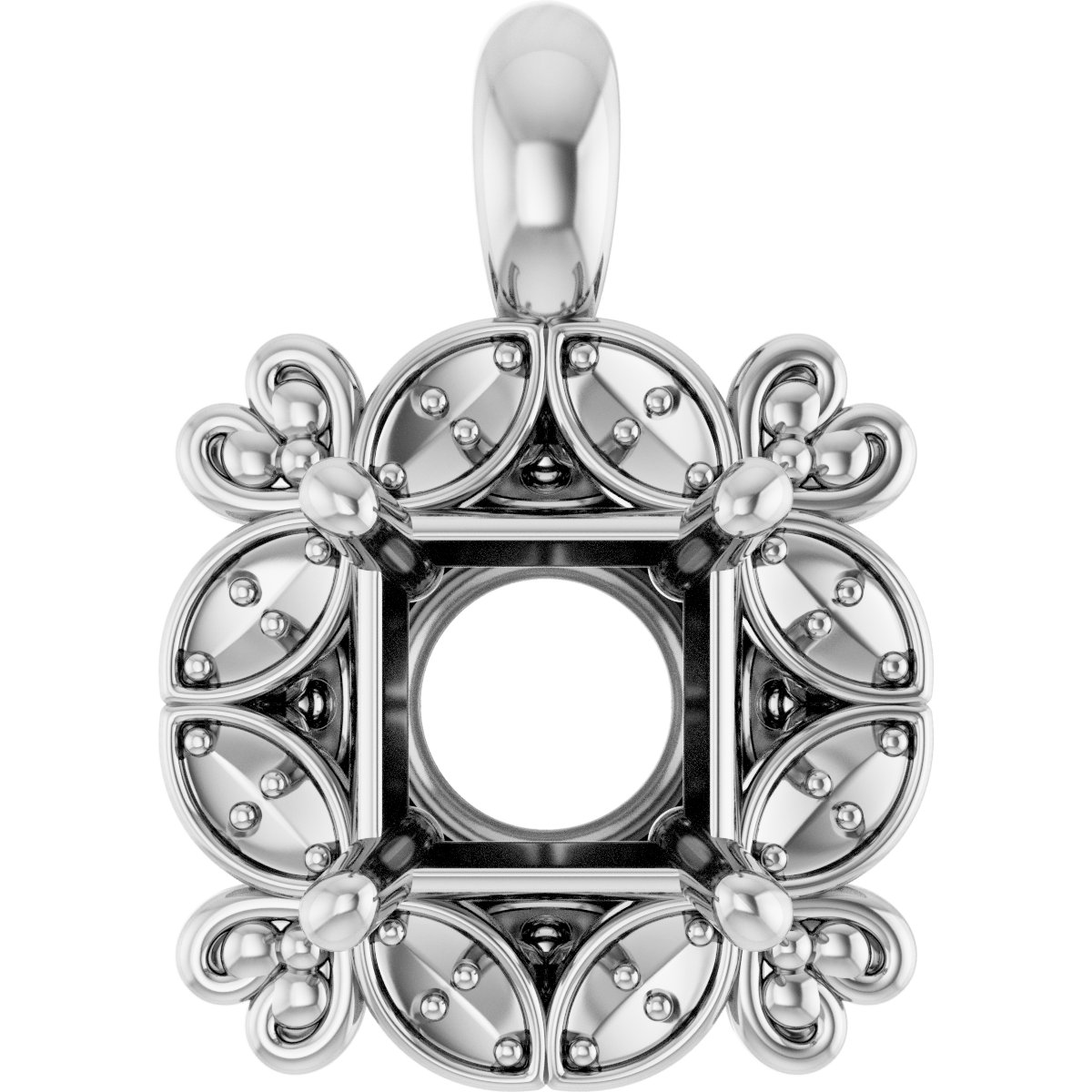 Halo-Style Pendant