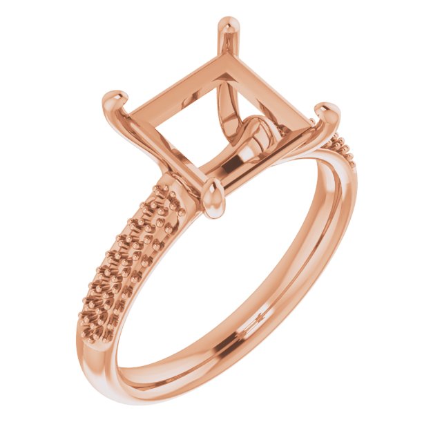 Pavé-Style Accented Engagement Ring
