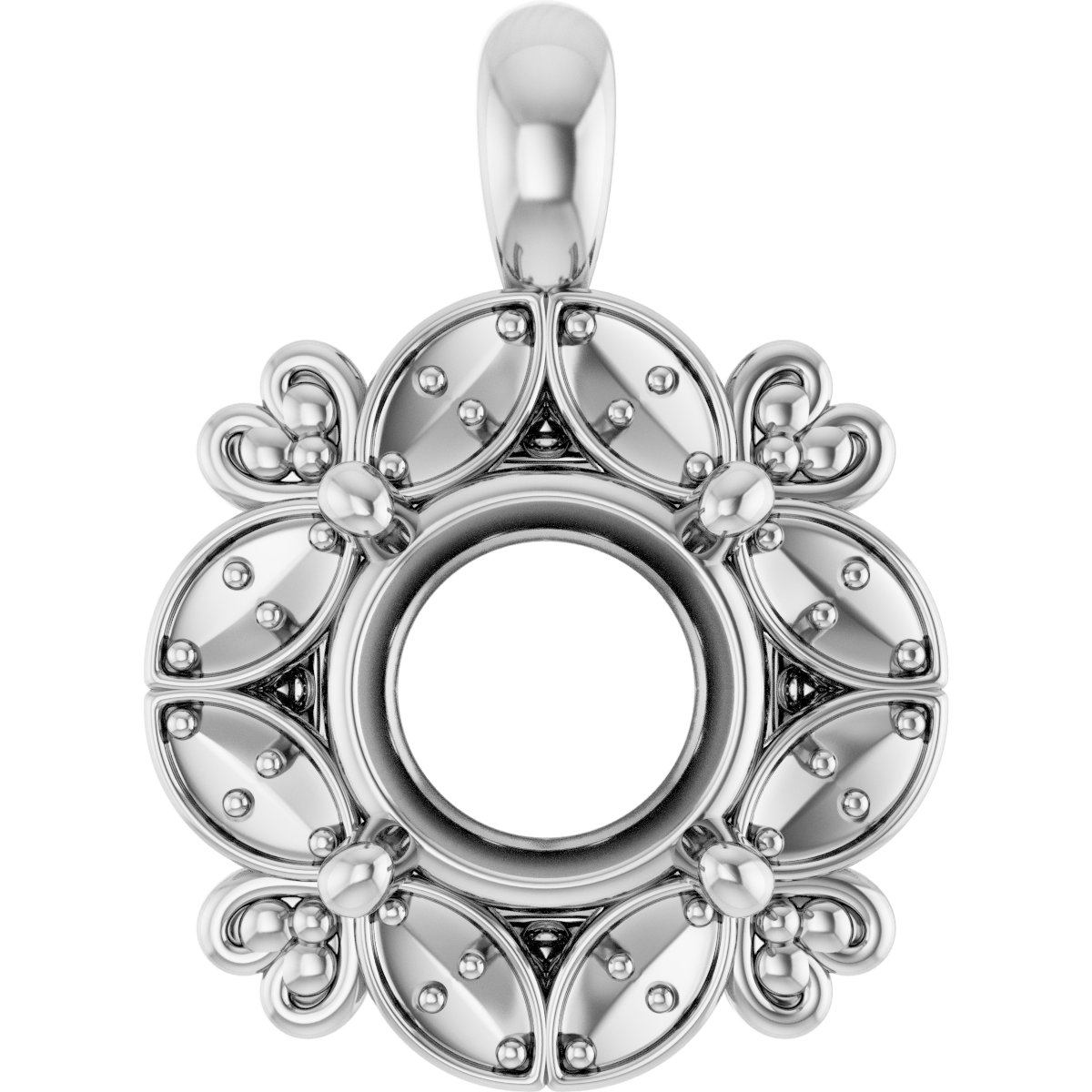 Halo-Style Pendant