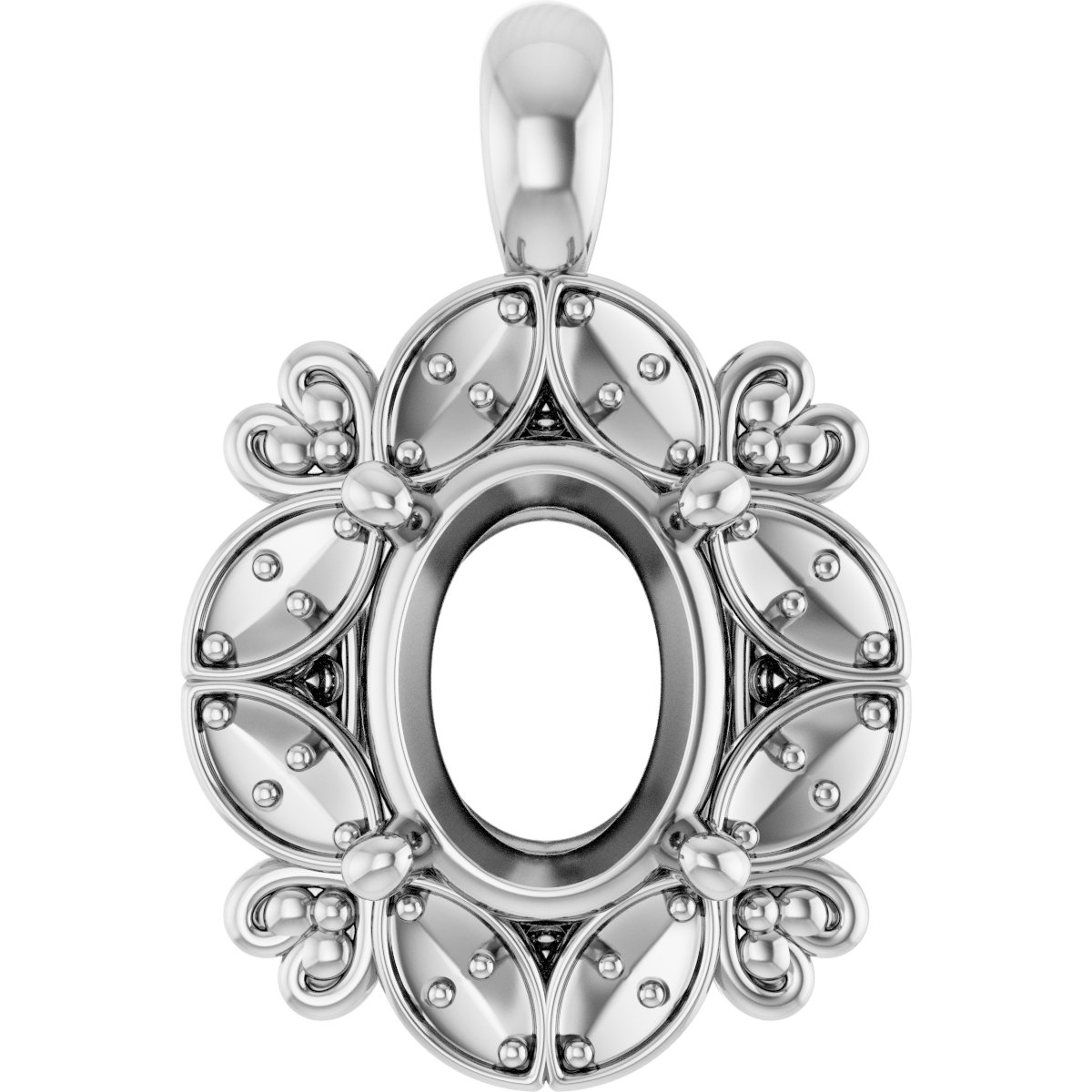 Halo-Style Pendant