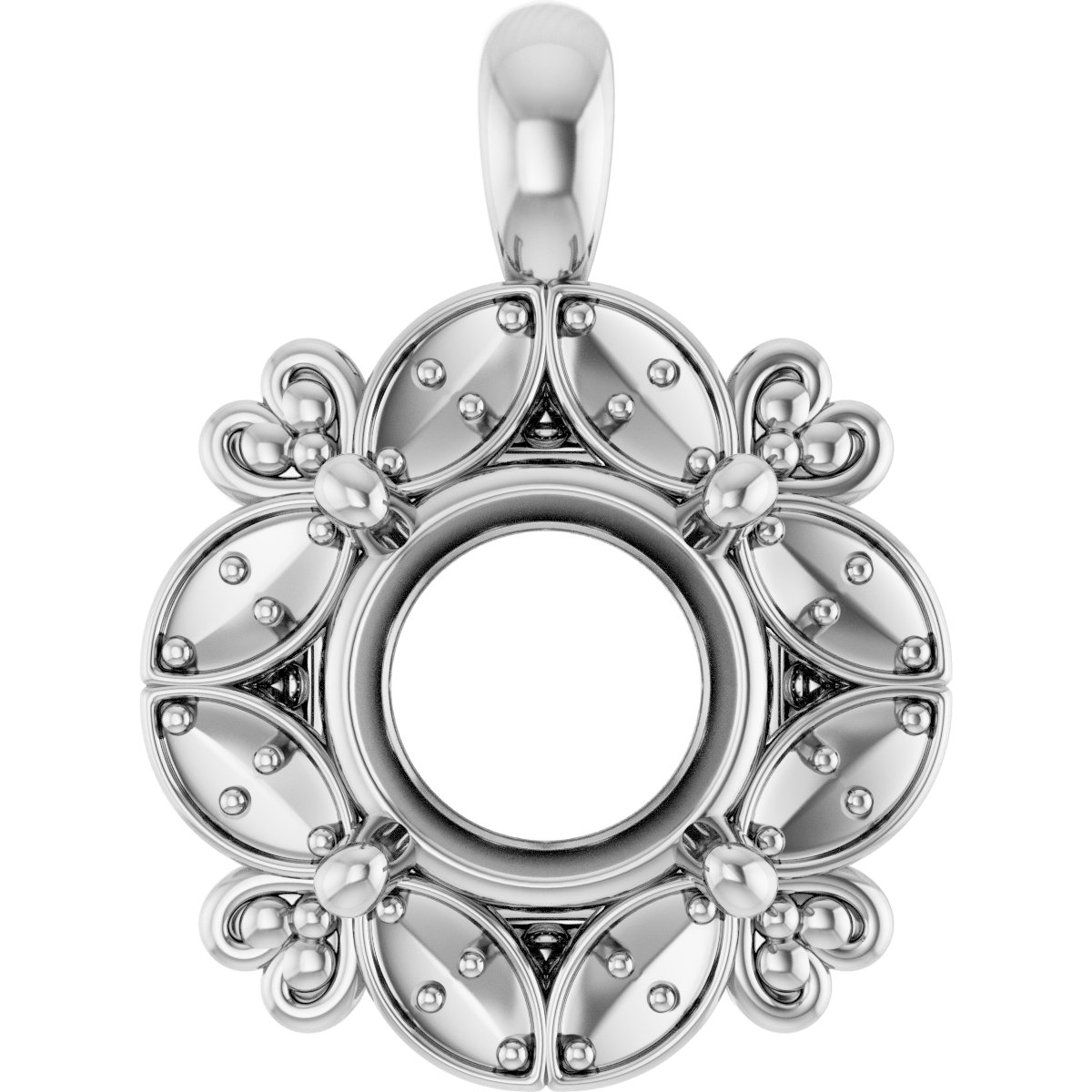 Halo-Style Pendant