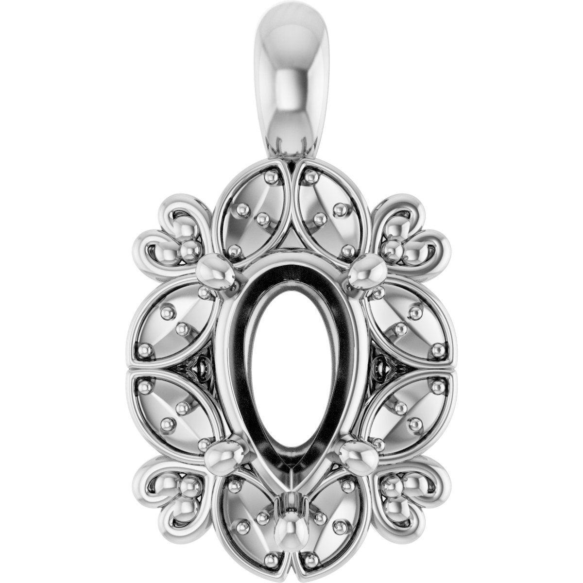 Halo-Style Pendant