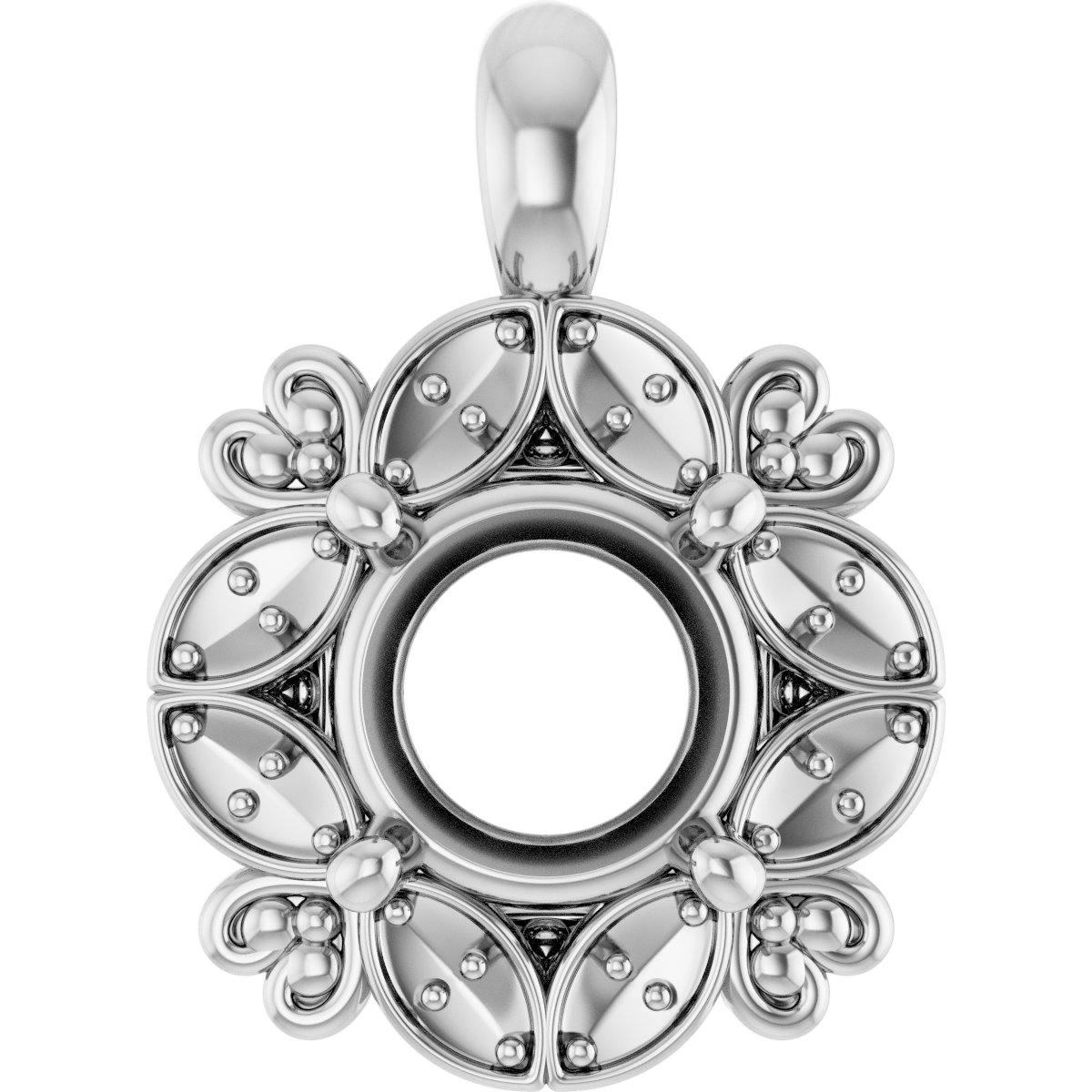Halo-Style Pendant