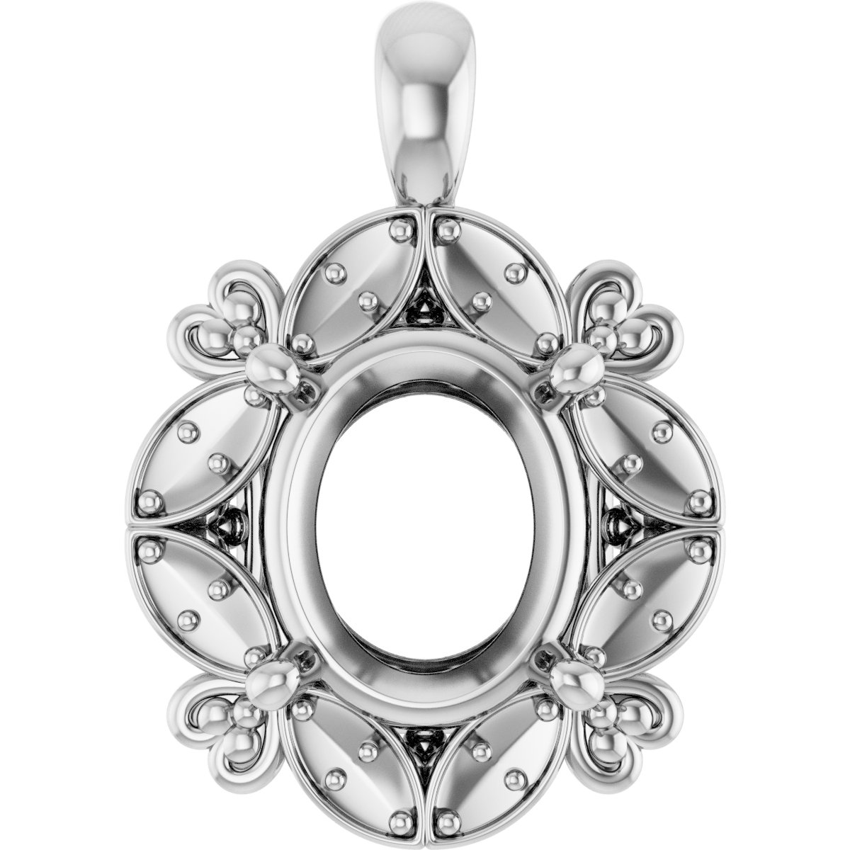 Halo-Style Pendant