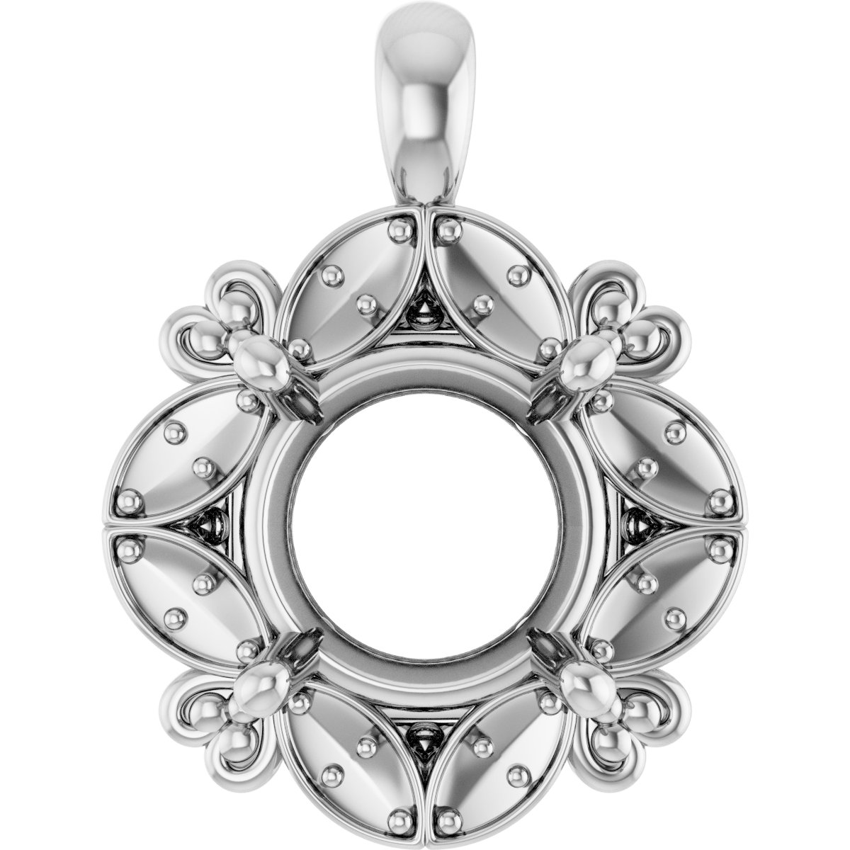 Halo-Style Pendant