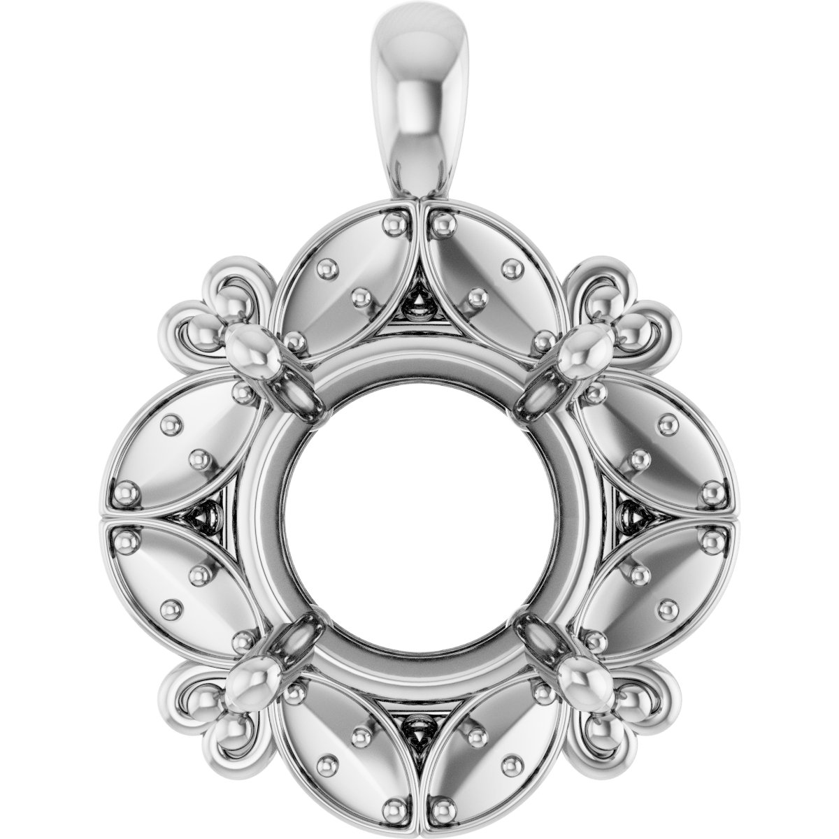 Halo-Style Pendant