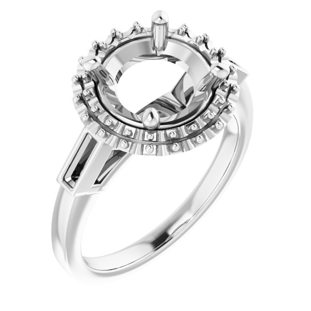 Halo-Style Engagement Ring