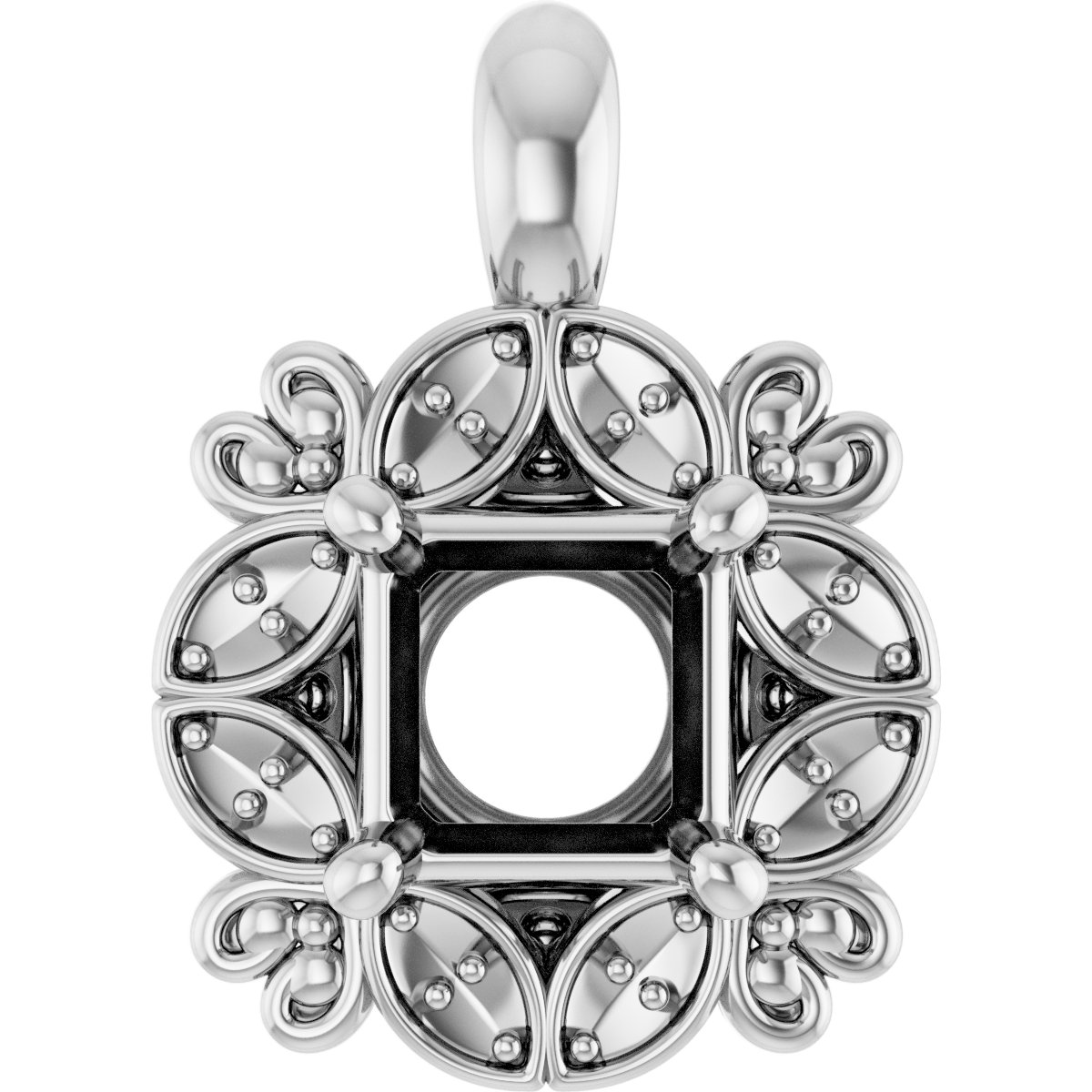 Halo-Style Pendant