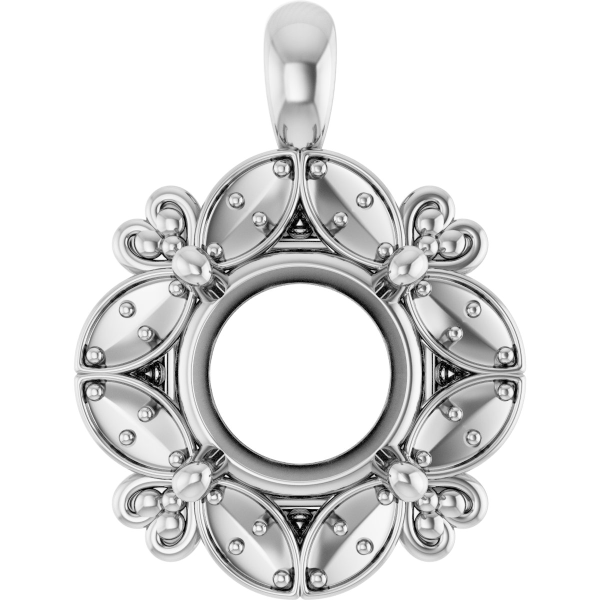 Halo-Style Pendant