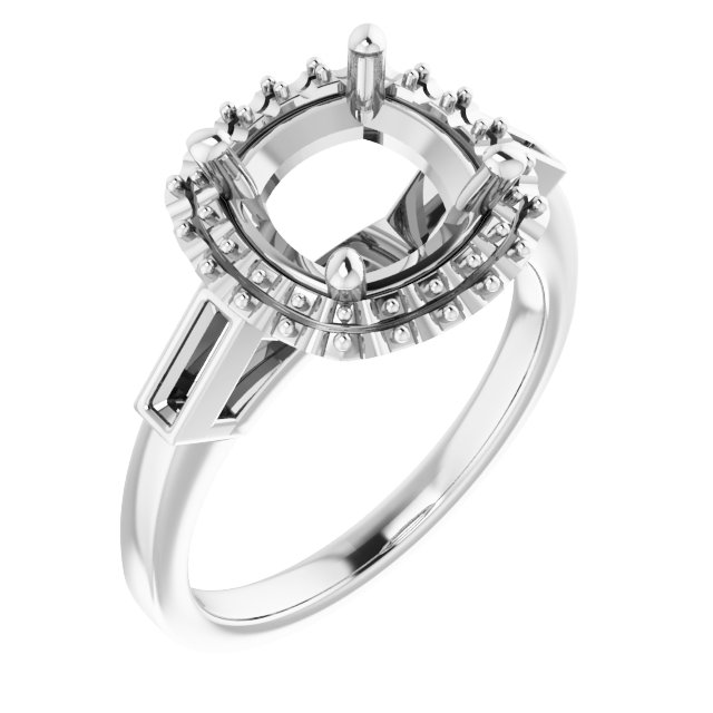 Halo-Style Engagement Ring